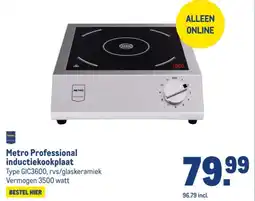 Makro Metro Professional inductiekookplaat aanbieding