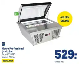 Makro Metro Professional ijsvitrine aanbieding