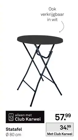 Karwei Statafel aanbieding