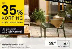 Karwei Wakefield fauteuil Fleur aanbieding