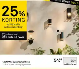Karwei KARWEI buitenlamp Owen aanbieding
