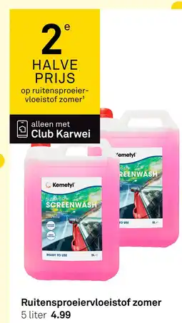 Karwei Ruitensproeiervloeistof zomer aanbieding