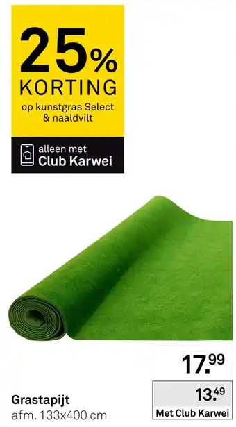 Karwei Grastapijt aanbieding