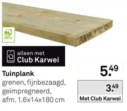 Karwei Tuinplank aanbieding