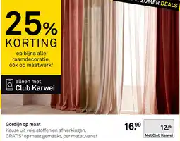 Karwei Gordijn op maat aanbieding