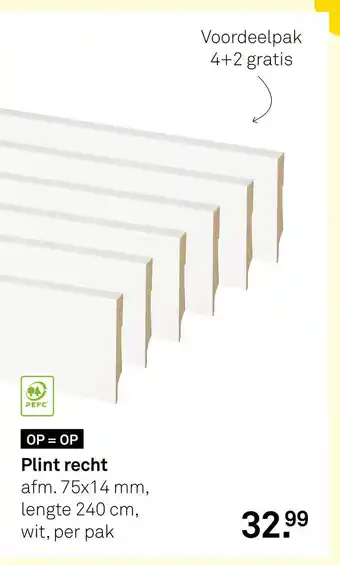 Karwei Plint recht aanbieding