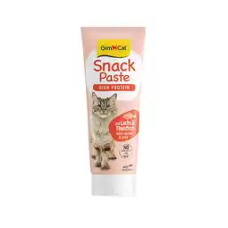 Zooplus Voordeelpakket: 3x75g GimCat High Protein Snackpasta Zalm & Tonijn Katten snacks aanbieding