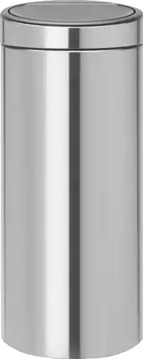 Coolblue Brabantia Touch Bin 30 Liter Matt Steel Fingerprint Proof aanbieding