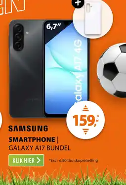 Expert Samsung Galaxy A17 128GB 4G + Clear Case aanbieding