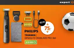 Expert Philips QP6552/15 OneBlade Pro 360 aanbieding