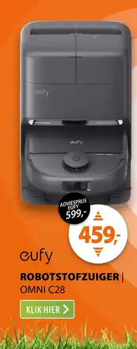 Expert Eufy Robot Vacuum Omni C28 Zwart aanbieding