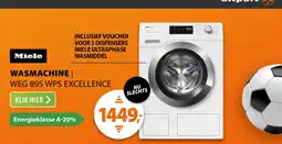 Expert Miele WEG 895 WPS Excellence PowerWash & TwinDos & SteamCare aanbieding