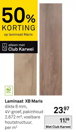 Karwei Laminaat XB Maris aanbieding