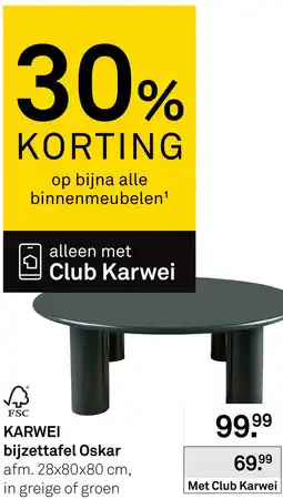 Karwei Karwei bijzettafel Oskar aanbieding
