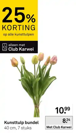 Karwei Kunsttulp bundel aanbieding