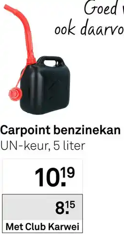 Karwei Carpoint benzinekan aanbieding
