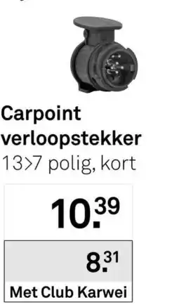 Karwei Carpoint verloopstekker aanbieding