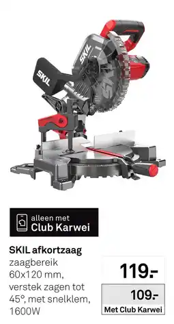 Karwei SKIL afkortzaag aanbieding