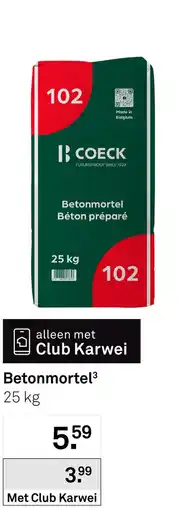Karwei Betonmortel aanbieding