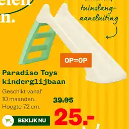 Welkoop Paradiso Toys kinderglijbaan aanbieding