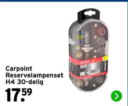 GAMMA Carpoint Reservelampenset H4 30-delig aanbieding