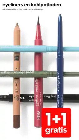 HEMA Eyeliners en kohlpotloden aanbieding