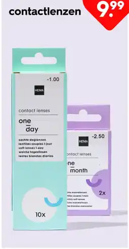 HEMA Contactlenzen aanbieding