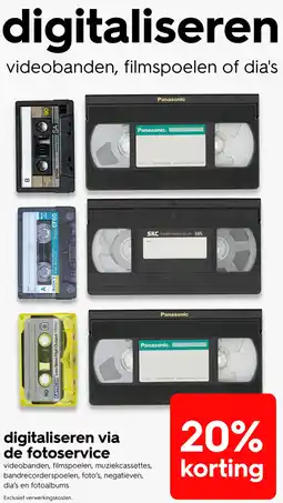 HEMA Digitaliseren via de fotoservice aanbieding
