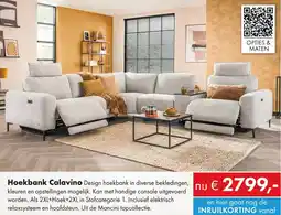 Woonsquare Hoekbank Calavino aanbieding