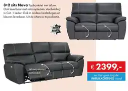 Woonsquare 3+2 zits Nova aanbieding