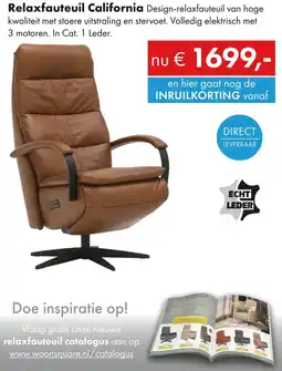 Woonsquare Relaxfauteuil California aanbieding