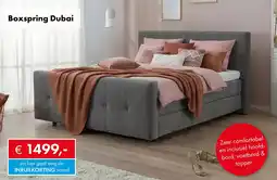 Woonsquare Boxspring Dubai aanbieding