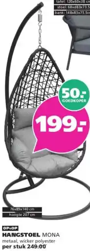 Ranzijn Hangstoel Mona aanbieding