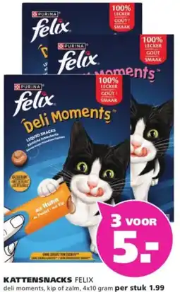 Ranzijn Kattensnacks Felix Deli Moments aanbieding