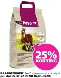 Ranzijn Paardenvoer Pavo aanbieding