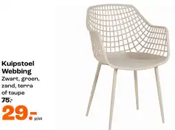Kwantum Kuipstoel Webbing aanbieding