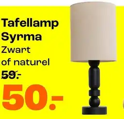 Kwantum Tafellamp Syrma aanbieding
