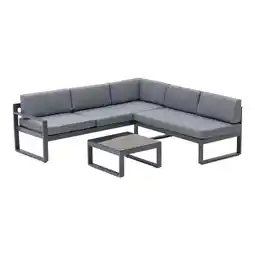 Van Cranenbroek Loungeset Donato antraciet met kussens aanbieding