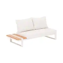 Van Cranenbroek Bank 2-zits rechts Frullo creme met kussens aanbieding