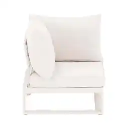 Van Cranenbroek Bank hoek Frullo creme met kussens aanbieding