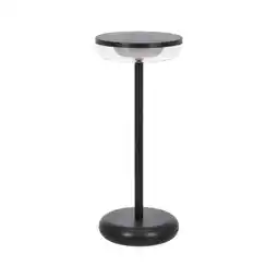 Van Cranenbroek Tafellamp oplaadbaar 26 cm warmwit zwart solar aanbieding