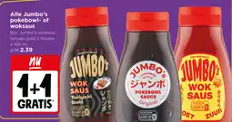 Jumbo Alle Jumbo's pokebowl of woksaus aanbieding
