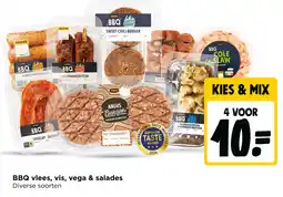 Jumbo BBQ vlees, vis, vega & salades aanbieding