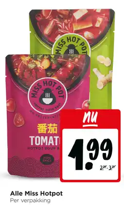 Jumbo Alle miss hotpot aanbieding