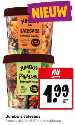 Jumbo Jumbo's satesaus aanbieding