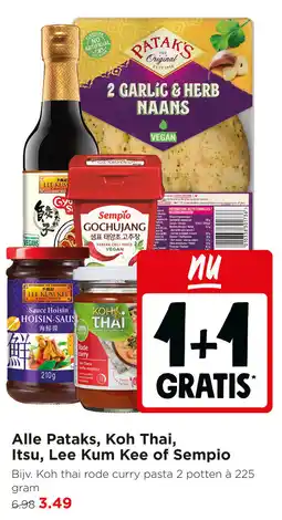 Jumbo Alle Pataks, Koh Thai, Itsu, Lee Kum Kee of Sempio aanbieding