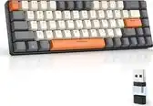 Bol.com Mechanisch Gaming Toetsenbord Draadloos - 60% Keyboard - Red Switches - Bluetooth/USB Draadloos aanbieding
