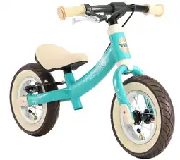 Bol.com Tweedekans |BIKESTAR loopfiets 10, turquoise Bird aanbieding