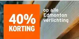 GAMMA op alle Edmonton verlichting aanbieding