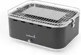 Bol.com Barbecook Carlo - Tafel BBQ - Houtskool BBQ barbecue - Incl. Draagtas - Urban Grey - 44 x 33 x 21cm aanbieding